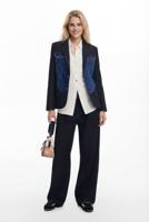 Hybride trucker blazer - BLUE - 46