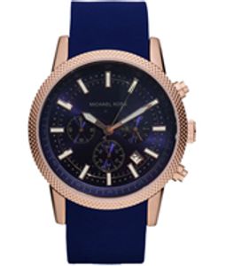 Horlogeband Michael Kors MK8410 Silicoon Blauw 22mm