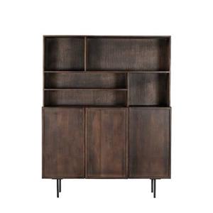 Livingfurn - Buffetkast Bruin Mangohout - 135x45x170cm - Elan