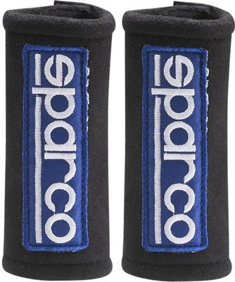 Sparco gordelhoezen 12 x 5 cm microvezel zwart 2 stuks Sparco gordelhoezen 12 x 5 cm microvezel zwart 2 stuks