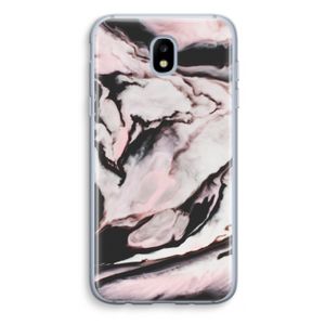 Roze stroom: Samsung Galaxy J5 (2017) Transparant Hoesje
