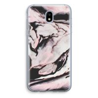 Roze stroom: Samsung Galaxy J5 (2017) Transparant Hoesje