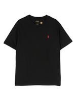 Ralph Lauren Kids t-shirt en coton à logo Polo Pony - Noir - thumbnail