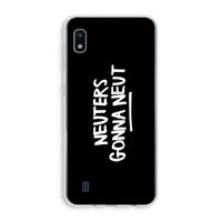 Neuters (zwart): Samsung Galaxy A10 Transparant Hoesje