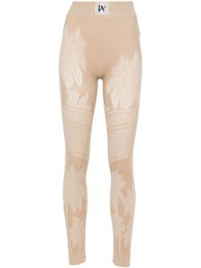 Palm Angels legging de ski Base Layer à logo appliqué - Tons neutres