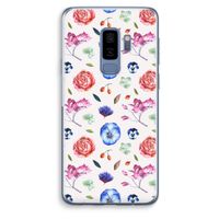 Bloemetjes: Samsung Galaxy S9 Plus Transparant Hoesje