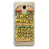 Big Macs Bigger Dreams: Samsung Galaxy J6 (2018) Transparant Hoesje