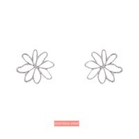 Day&Eve Oorbellen Flower | Zilver