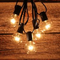 G40-EU25 G40 7.6m 175W E14 IP44 waterdichte Retro Filament lamp String licht 25 lampen LED decoratieve Lamp voor Tuin Engineering Bar Party bruil