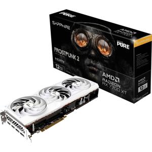 Sapphire AMD Radeon RX 7700 XT Videokaart Frost Punk 2 Edition 12 GB GDDR6-SDRAM PCIe x16 HDMI, DisplayPort AMD FreeSync , Overclocked