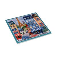Placemat Versa Paris Kurk Keramisch 20 X 0,6 X 20 CM