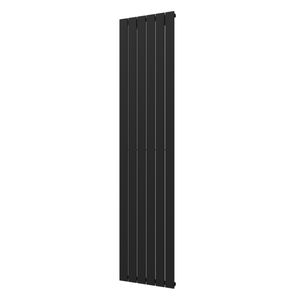 Plieger Designradiator Cavallino Retto Enkel 999 Watt Middenaansluiting 200x45 cm Donkergrijs Structuur