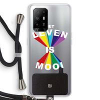 Het Leven Is Mooi: Oppo A94 5G Transparant Hoesje met koord