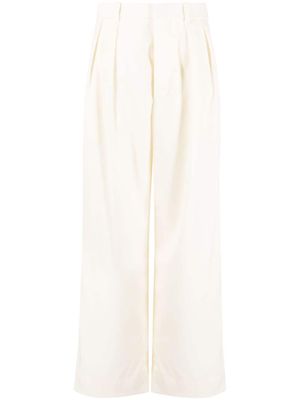 WARDROBE.NYC pantalon à taille basse - Tons neutres