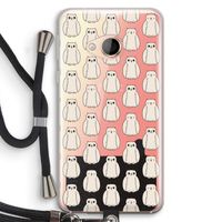 Uilen: HTC U Play Transparant Hoesje met koord