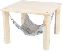 TRIXIE SCHUILPLAATS MET HANGMAT SUNNY ASSORTI / GRIJS