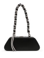 Kara sac porté épaule à ornements en cristal - Noir
