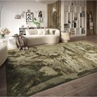 Vloerkleed Calida Groen 200x290 Cm Hoogpolig Elle Decoration - Dekbed-Discounter.nl