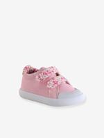 Stoffen tennisschoenen met klittenband voor babymeisjes rozen