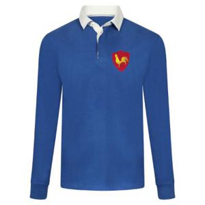 Rugby Vintage - Frankrijk Retro Rugby Shirt 1980's - Blauw