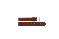 Horlogeband Universeel D401Z Leder Bruin 14mm