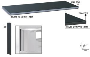 Beta Rsc50 Npg/2 Werkblad Inox | 1,5 mt - 050001125