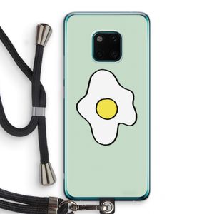 Spiegelei: Huawei Mate 20 Pro Transparant Hoesje met koord