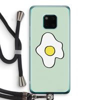 Spiegelei: Huawei Mate 20 Pro Transparant Hoesje met koord