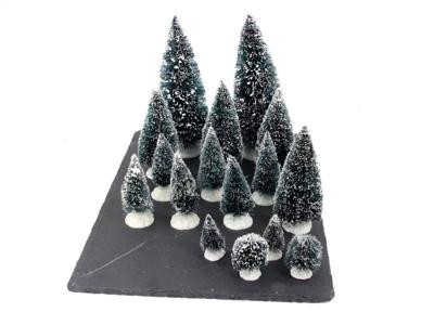 Mini kerstboompjes x16 ass - Hit