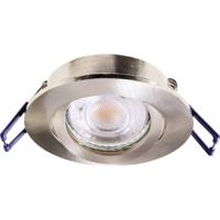 Deko Light Samsola, rund, gebürstet, Silber 110040 Plafondspot Zilver (geborsteld)