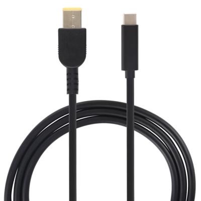 USB-C/type-C naar grote vierkante mannelijke laptop stroom oplaadkabel voor Lenovo kabel lengte: ongeveer 1 5 m