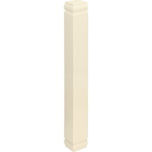 Uitwendig hoekstuk geprofileerd 500mm Crème - Heering (2105)