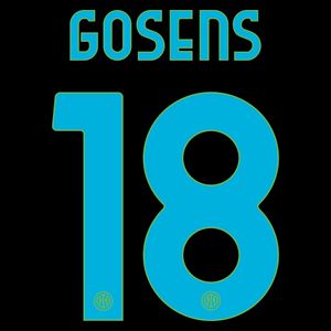 Gosens 18 (Officiële Inter Milan 3rd Bedrukking 2021-2022)
