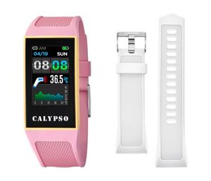 Horlogeband Smartwatch Calypso K8502-1 / BC11195 Rubber Wit