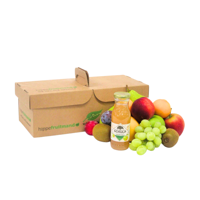 Fruitmand puur natuur appelsap