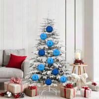 Kerstbal Set 9 pcs Blauw