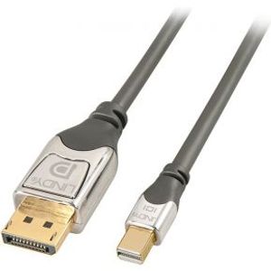 Lindy 36312 2m DisplayPort Mini DisplayPort Grijs DisplayPort kabel