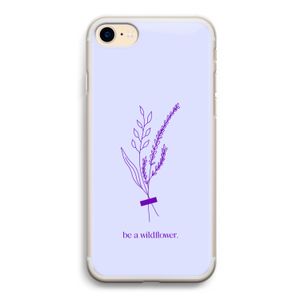 Be a wildflower: iPhone 7 Transparant Hoesje