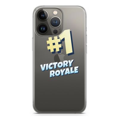 Victory Royale: iPhone 13 Pro Transparant Hoesje