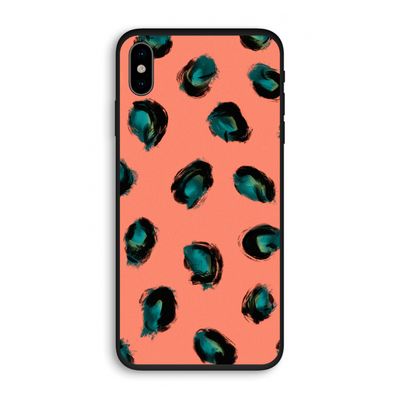 Pink Cheetah: iPhone X Biologisch afbreekbaar hoesje