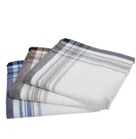 Tiseco12 stuks heren zakdoeken - White Summer 40x40 cm - 40 - 40