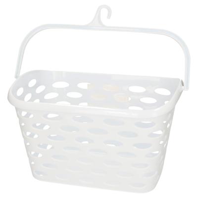Plasticforte Wasknijpersmandje - ophangen - 26x15x21 cm - wit - kunststof Plasticforte Wasknijpersmandje - ophangen - 26x15x21 cm - wit - kunststof