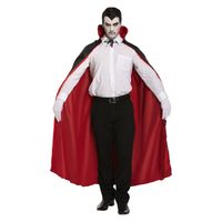 Halloween verkleed cape - voor volwassenen - rood - Halloween kostuums - Verkleedattributen - thumbnail