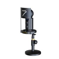 7RYMS AU02-K1 cardioïde USB microfoon kit met tafelstandaard 7RYMS AU02-K1 cardioïde USB microfoon kit met tafelstandaard