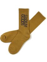 STADIUM GOODS® chaussettes à logo brodé - Marron