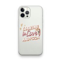 Pizza is the answer: iPhone 12 Pro Transparant Hoesje