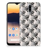 Nokia 2.3 TPU Hoesje Salamander Grey