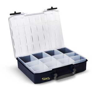 raaco CarryLite 80 4x8-0 Blauw Polycarbonaat (PC), Polypropyleen (PP)