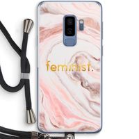 Feminist: Samsung Galaxy S9 Plus Transparant Hoesje met koord