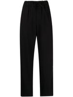 TEKLA pantalon de pyjama à taille à lien de resserrage - Noir TEKLA pantalon de pyjama à taille à lien de resserrage - Noir